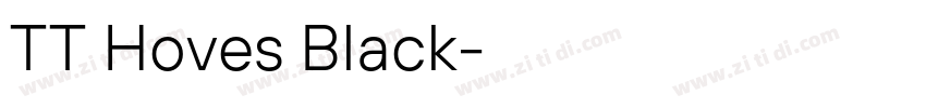 TT Hoves Black字体转换